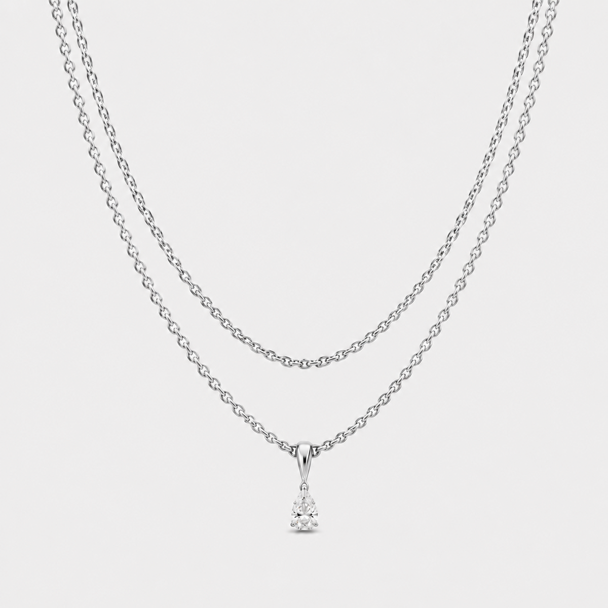 ALIX PEAR PENDANT NECKLACE