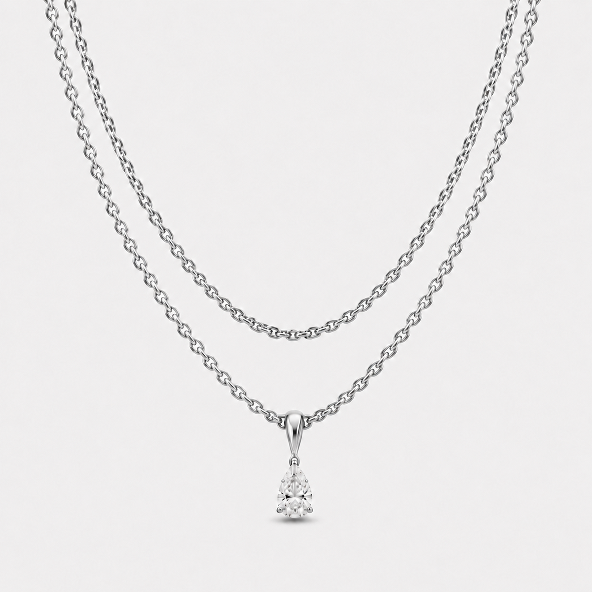ALIX PEAR PENDANT NECKLACE
