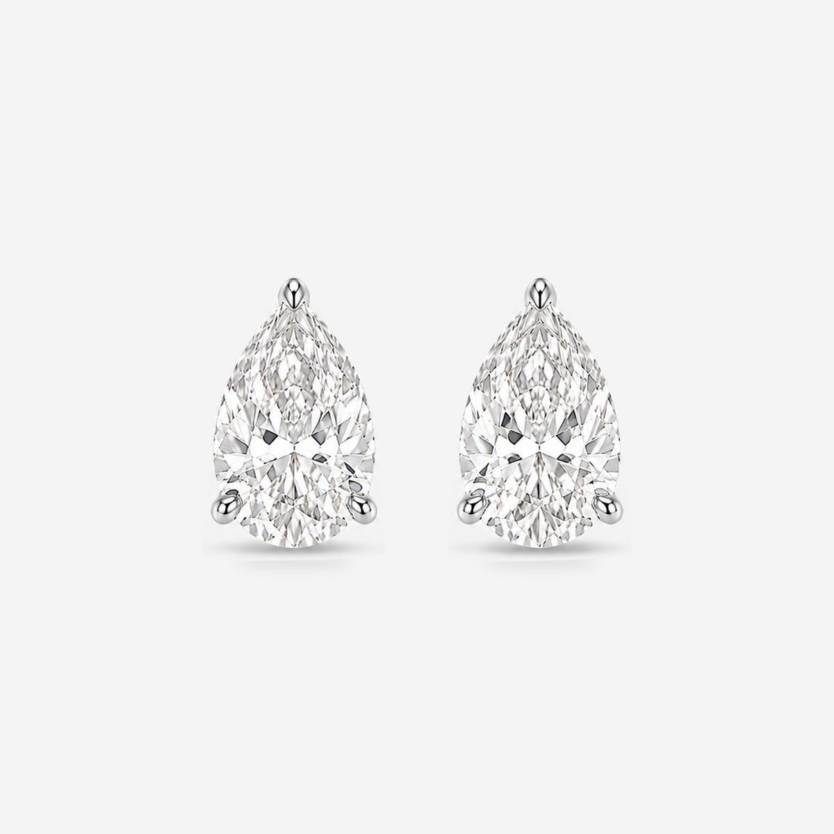 PEAR DIAMOND STUDS