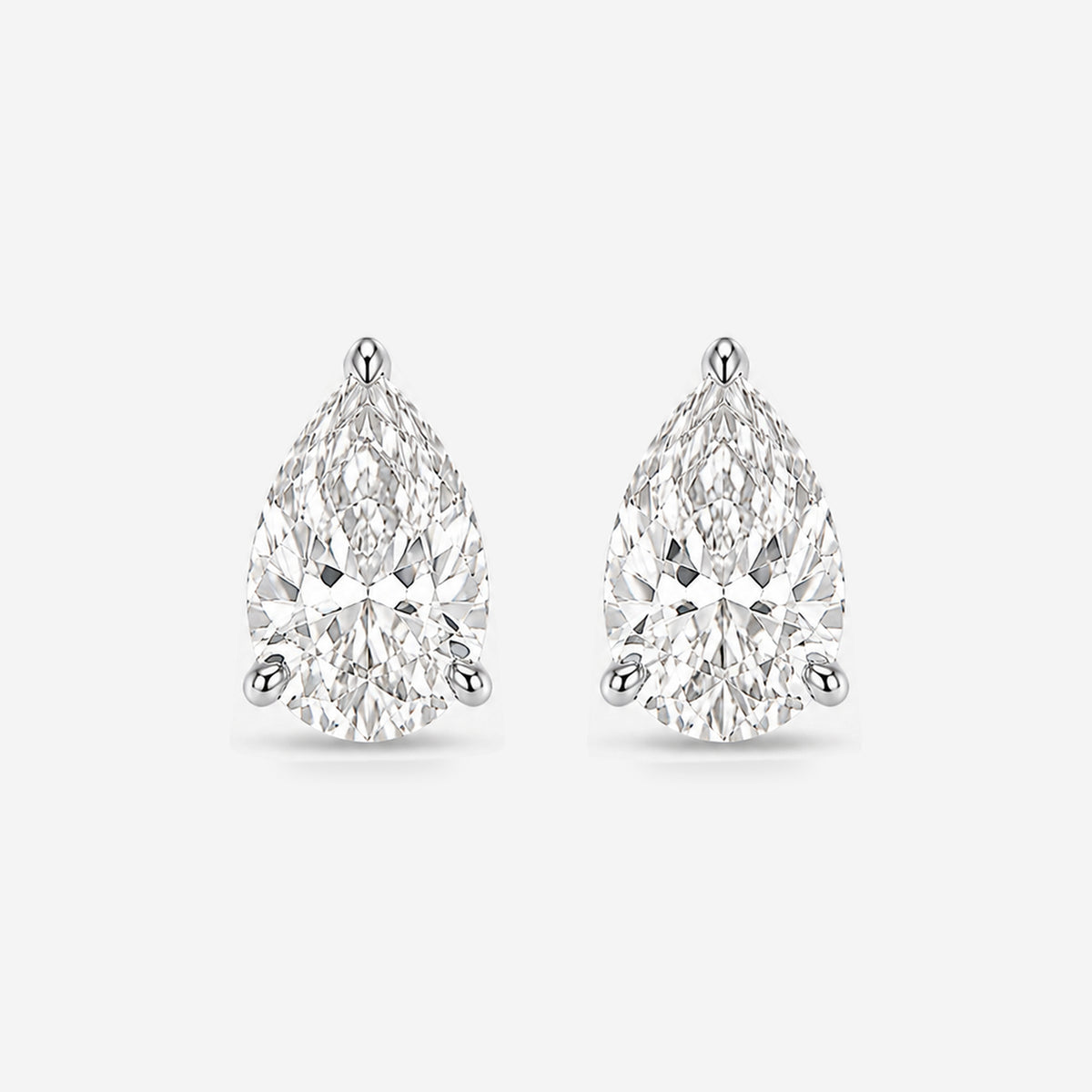 PEAR DIAMOND STUDS