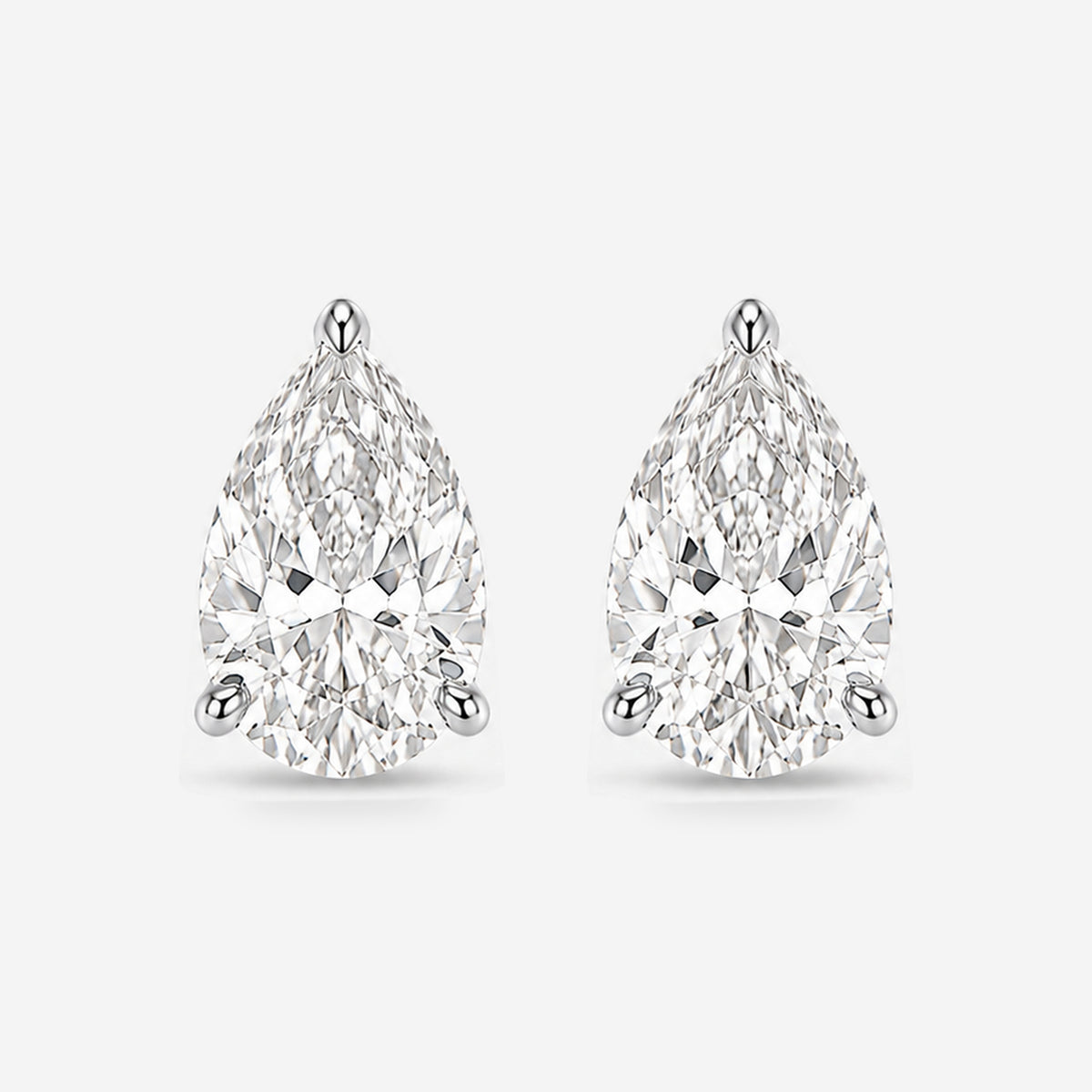 PEAR DIAMOND STUDS