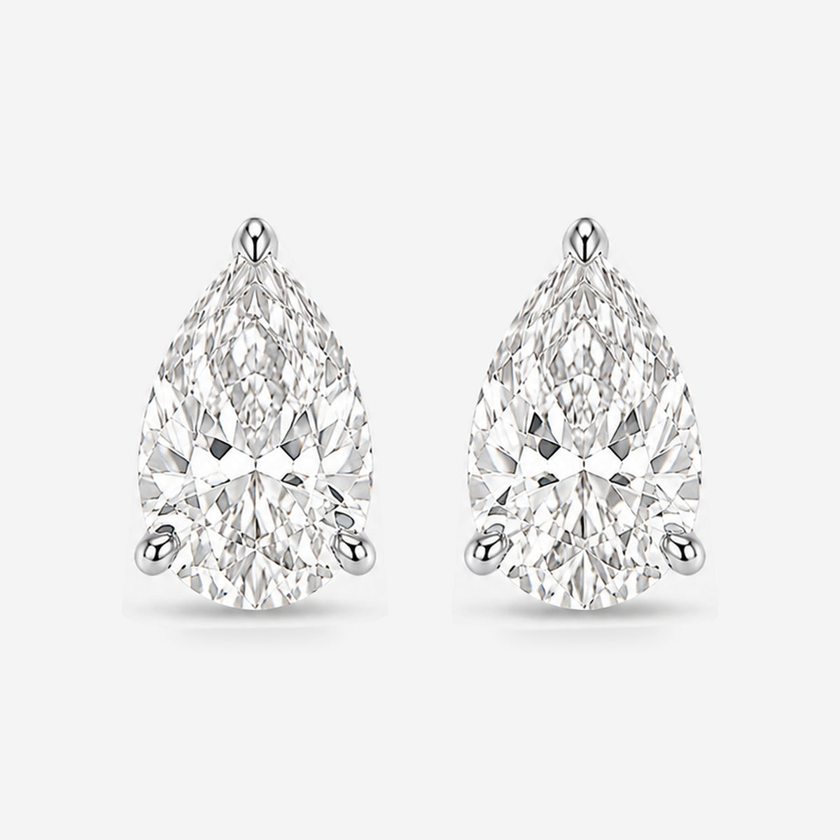 PEAR DIAMOND STUDS