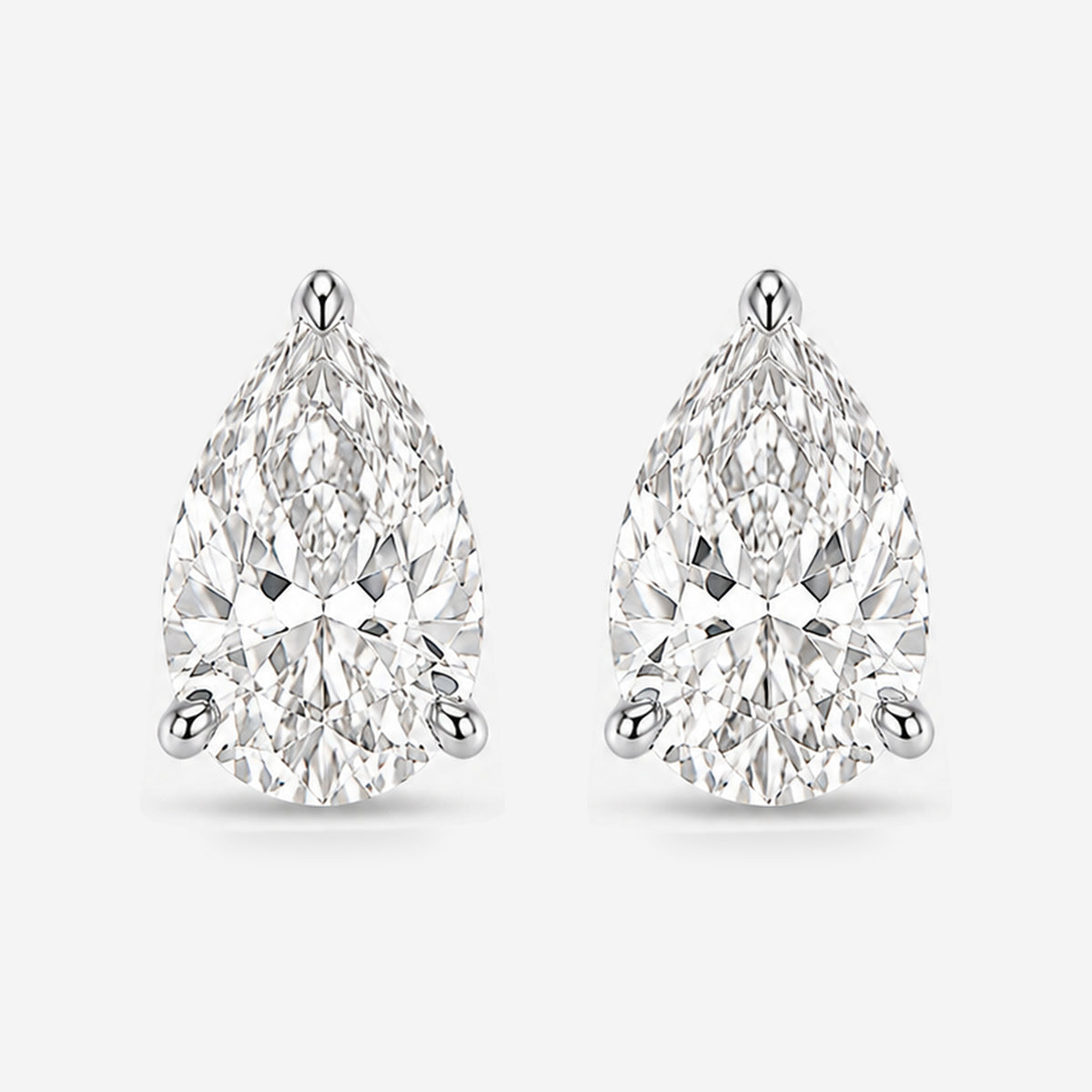 PEAR DIAMOND STUDS