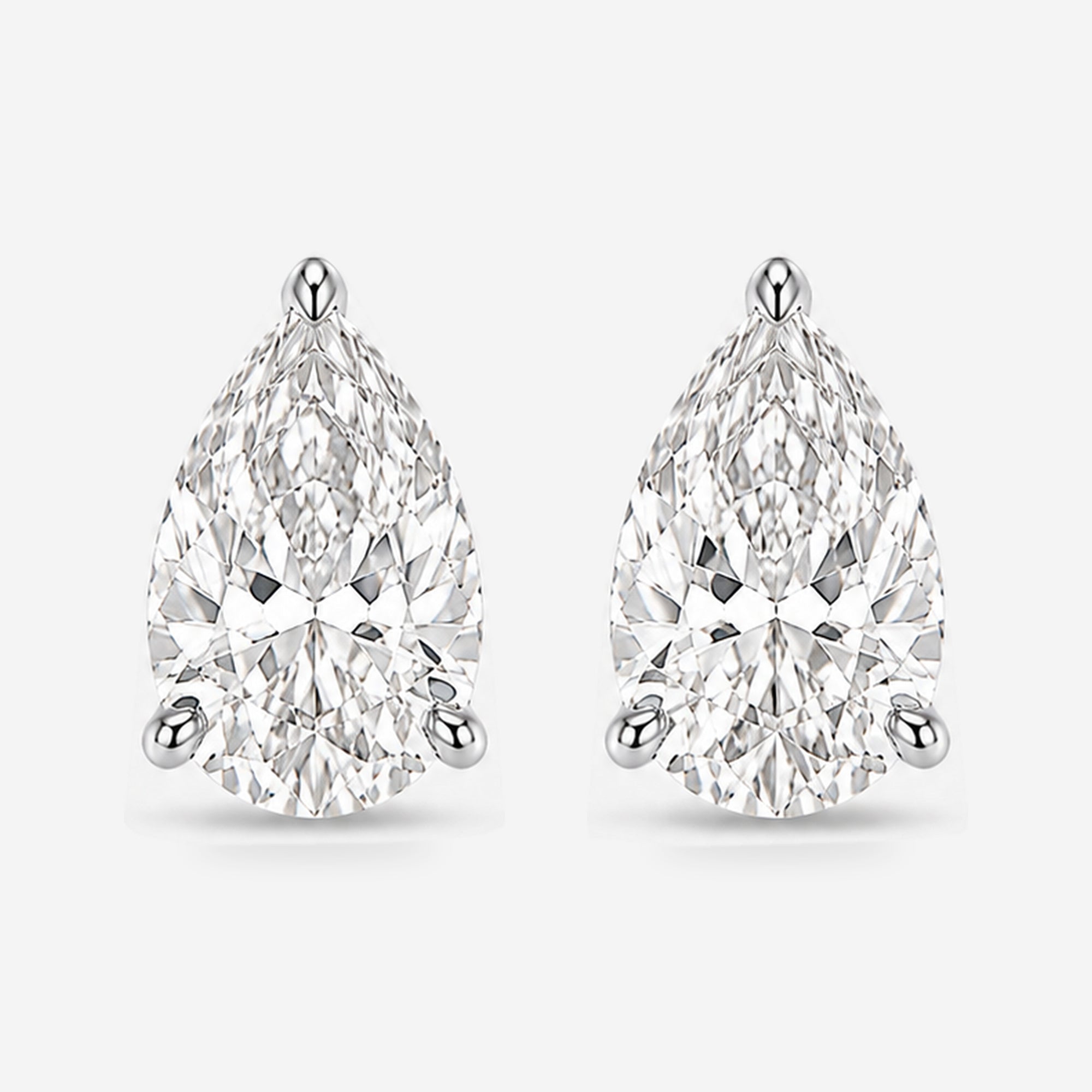PEAR DIAMOND STUDS