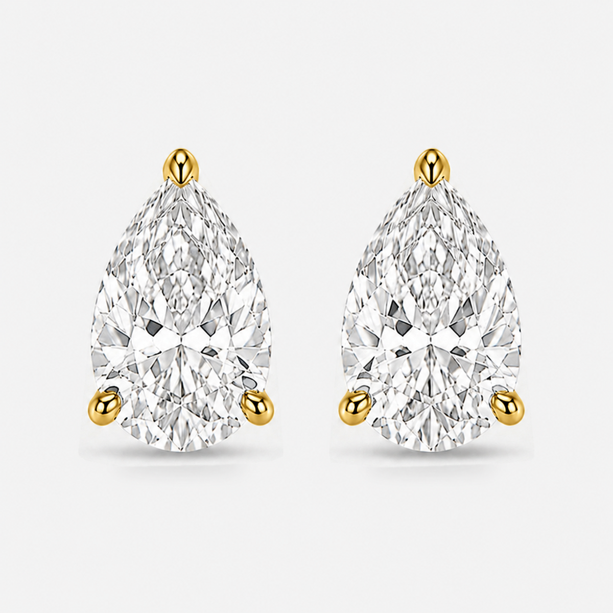 PEAR DIAMOND STUDS