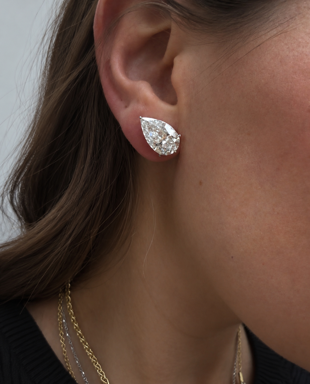 Pear Studs