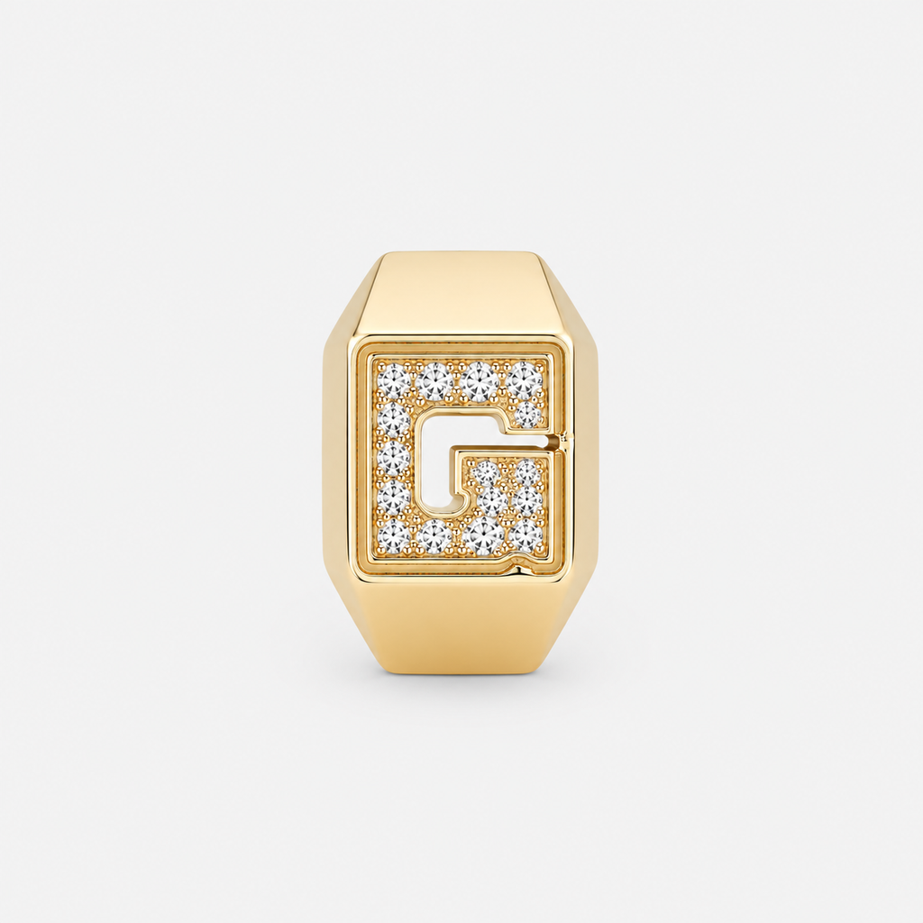 GLORIA "G" PINKY RING