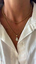 The "Alix" Pear Pendant